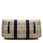 Burberry Haymarket Check Holdall Duffle Bag (SHF-htwN9P)