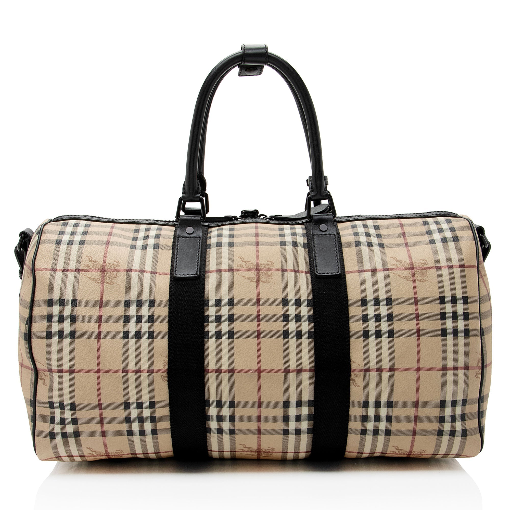 Burberry Haymarket Check Holdall Duffle (SHF-6UofXL)