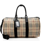 Burberry Haymarket Check Holdall Duffle (SHF-6UofXL)