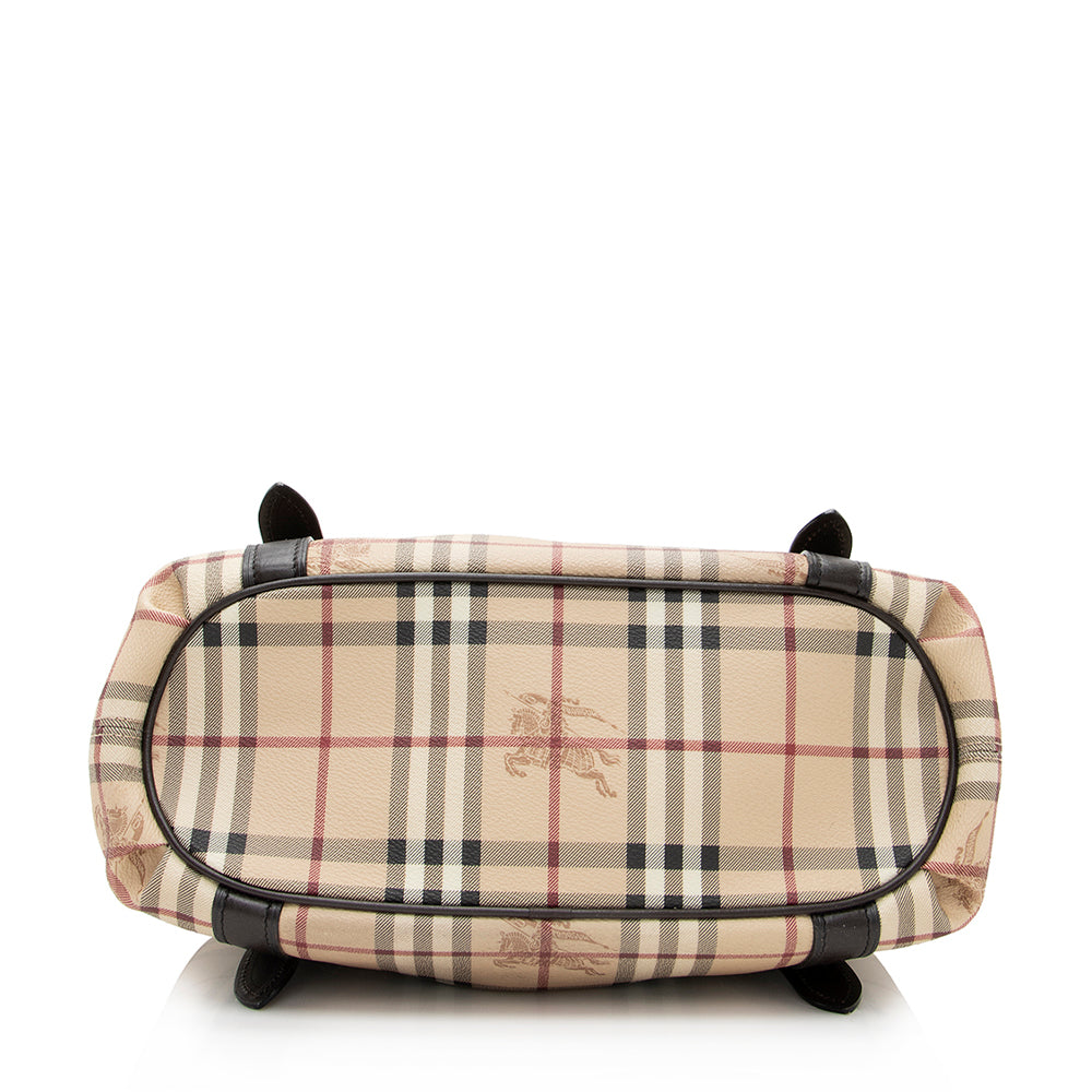 Burberry Haymarket Check Northfield Satchel (SHF-21398)