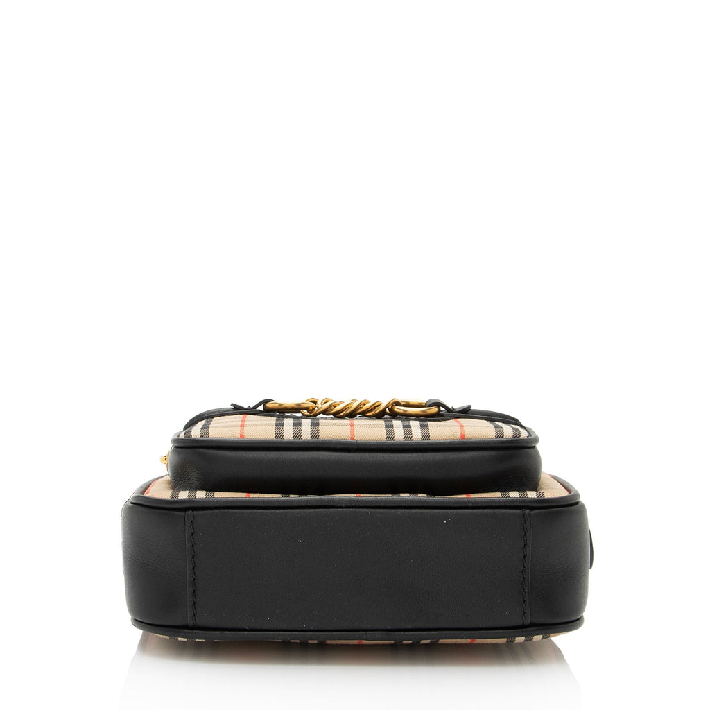 Burberry Horseferry Check Link Camera Bag (SHF-U4S5w1)