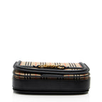 Burberry Horseferry Check Link Flap Bag (SHF-XUN7RC)