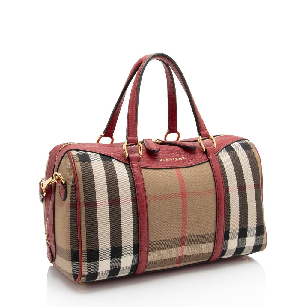 Burberry House Check Alchester Medium Satchel (SHF-HNvvTT)