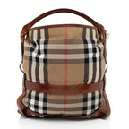 Burberry House Check Bridle Gosford Large Hobo (SHF-jHEss2)