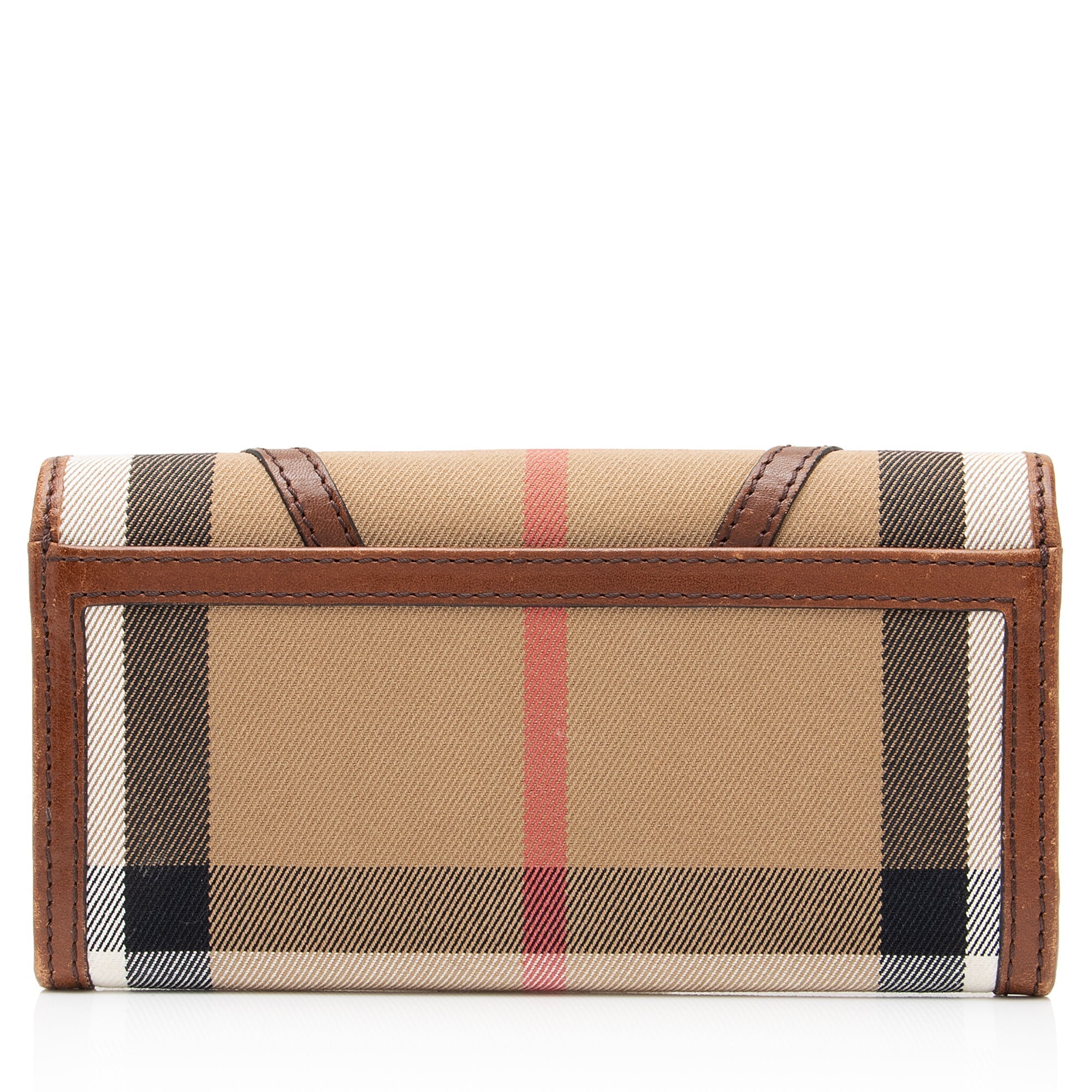 Burberry House Check Bridle Penrose Continental Wallet (SHF-Nqh5fC)