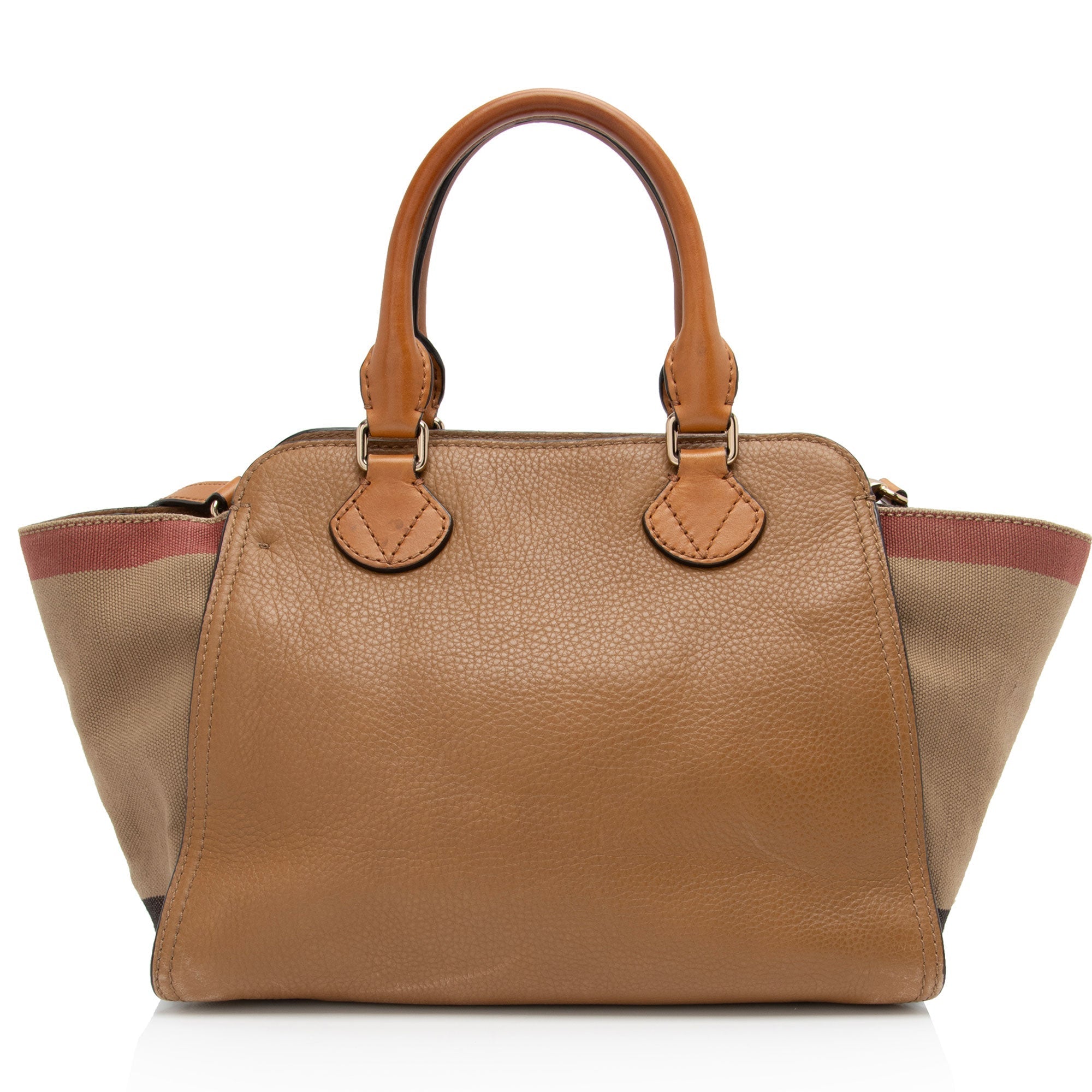 Burberry House Check Harcourt Medium Satchel (SHF-Pgj3Mi)