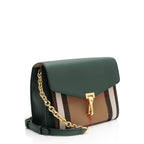 Burberry House Check Macken Chain Small Crossbody (SHF-WiRnsG)