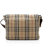 Burberry House Check Flap Messenger (SHF-y42K06)