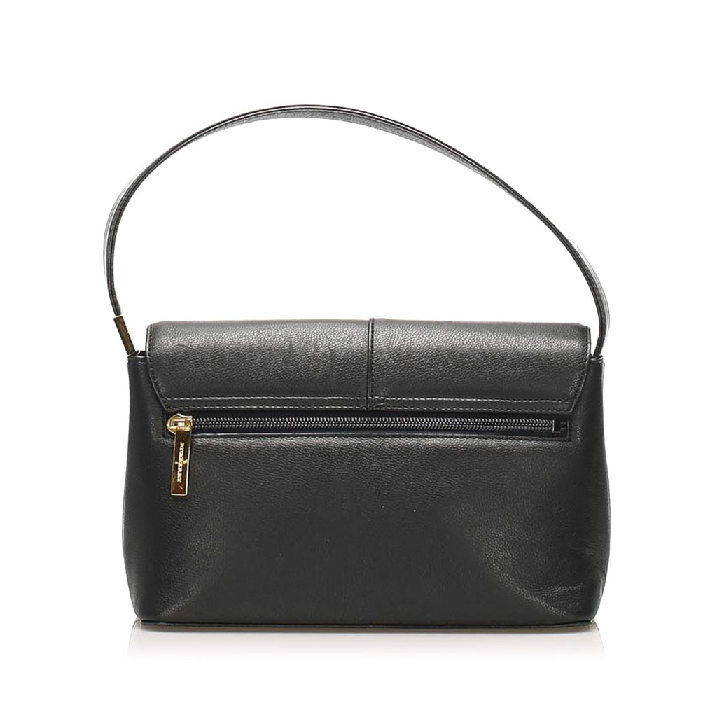 Burberry Leather Baguette (SHG-14604)