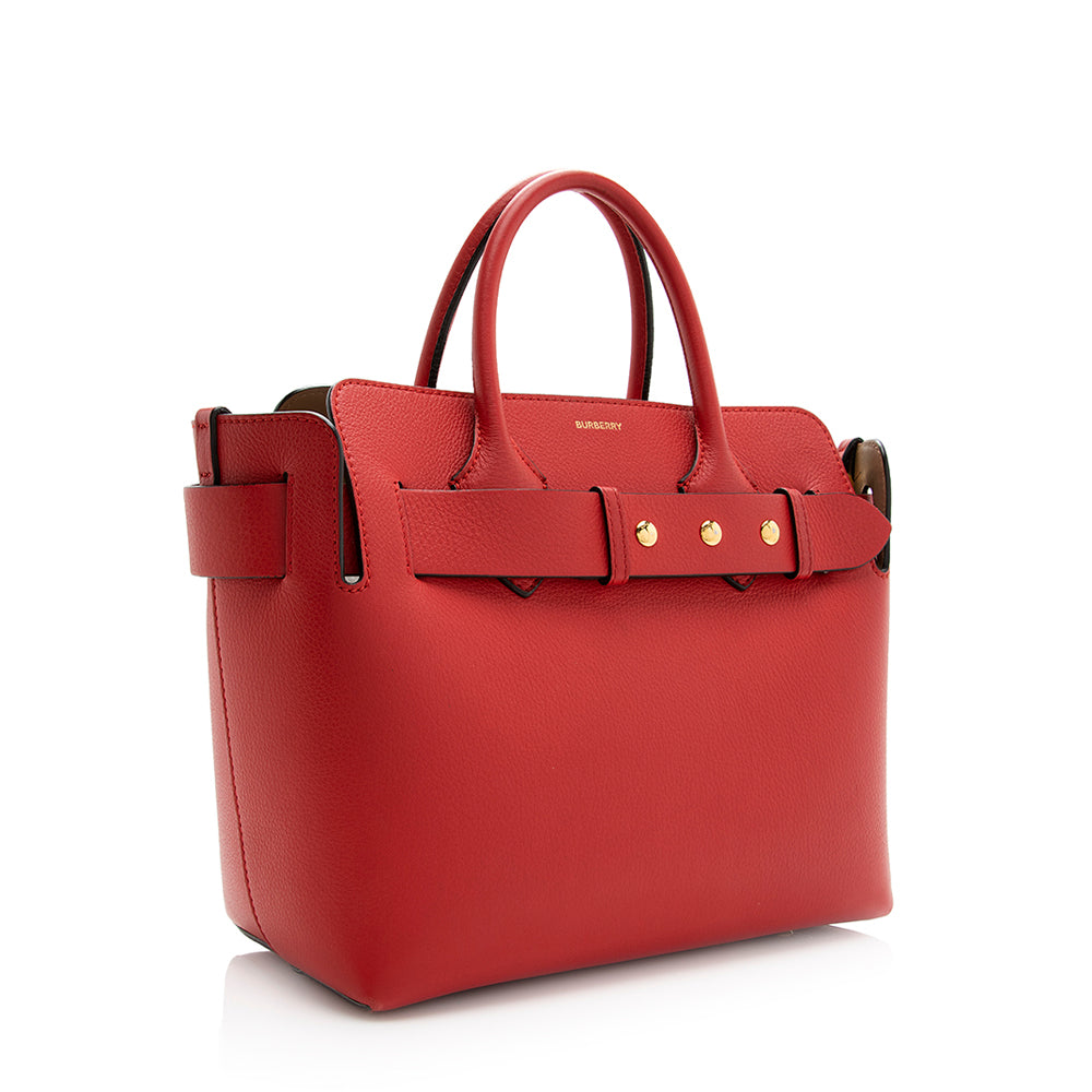 Burberry Leather Marais Belted Small Tote (SHF-20584)