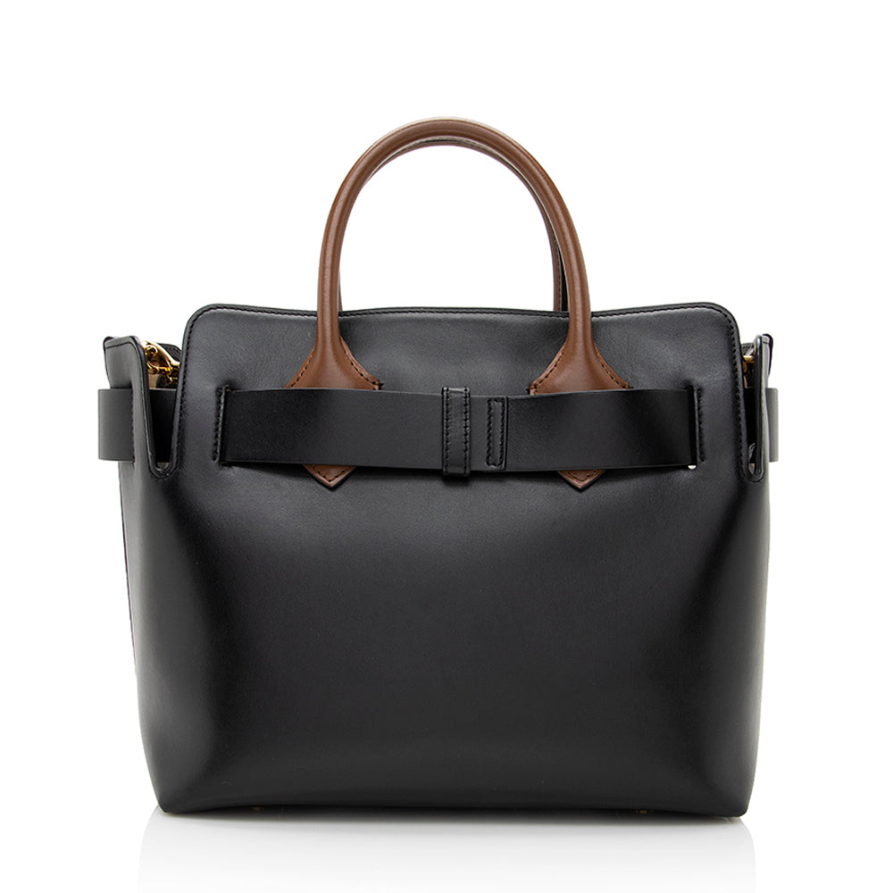 Burberry Leather Belted Marais Small Tote (SHF-22102)