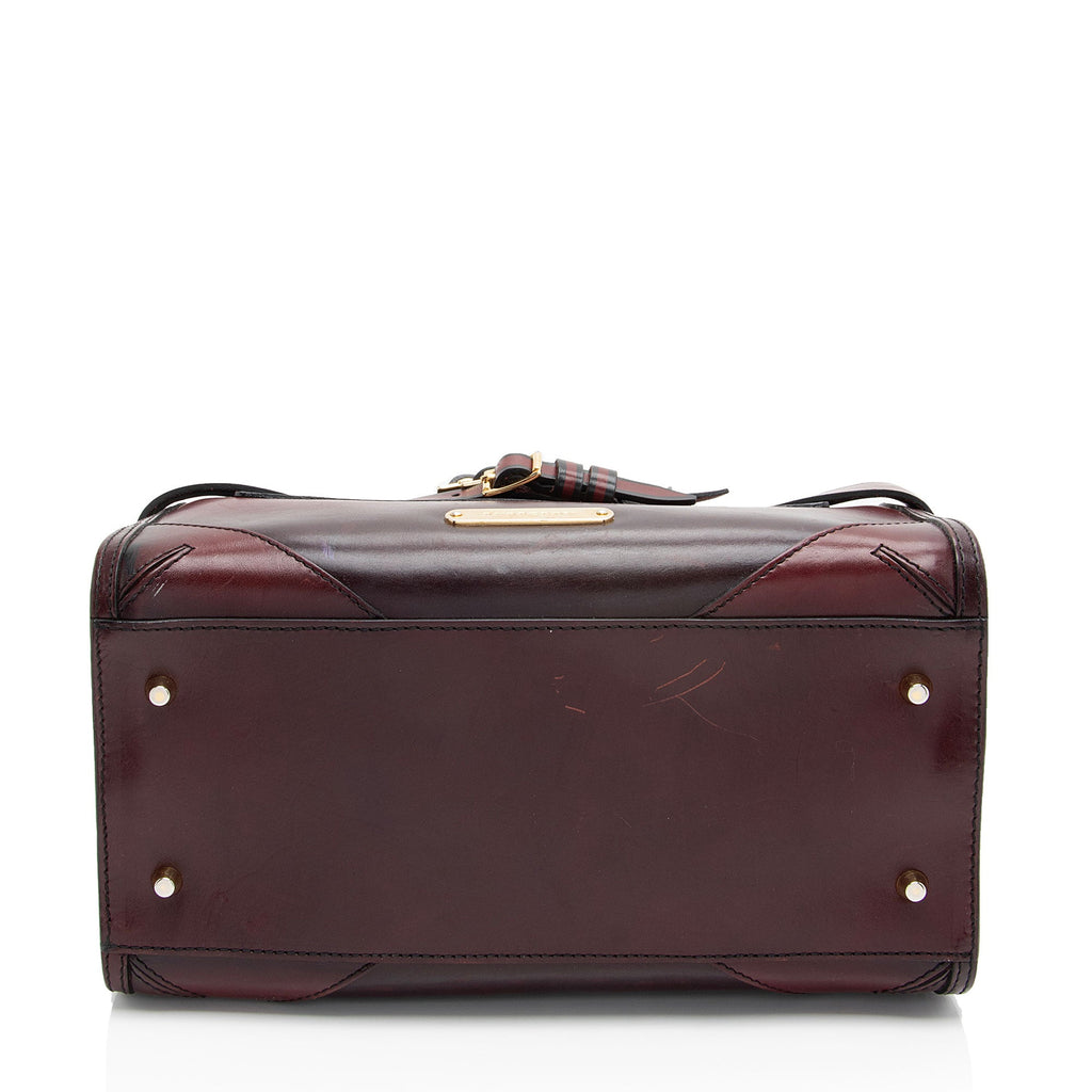 Burberry Leather Bridle Alchester Medium Bowling Bag (SHF-6975R8)
