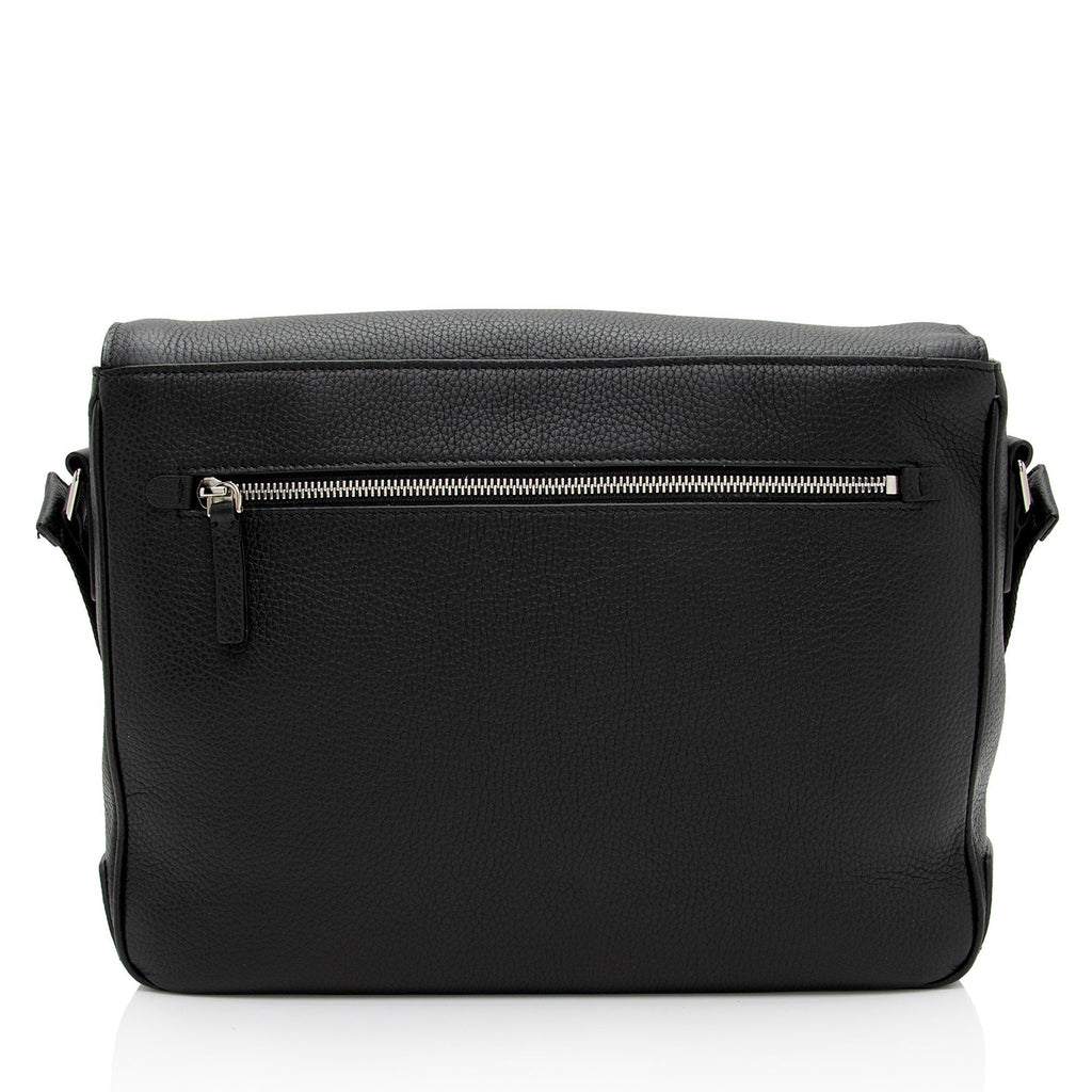 Burberry Leather Bruno Messenger Bag (SHF-GEHFL3)