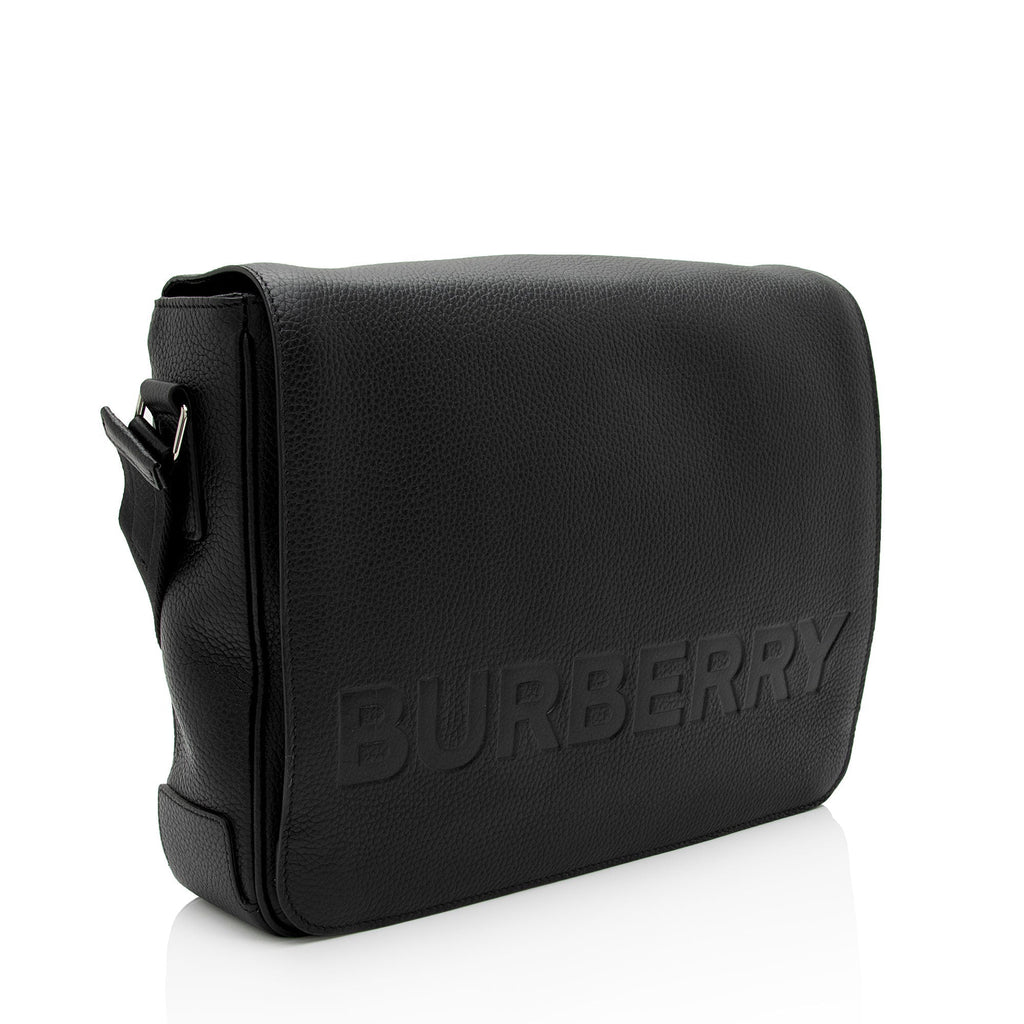 Burberry Leather Bruno Messenger Bag (SHF-GEHFL3)