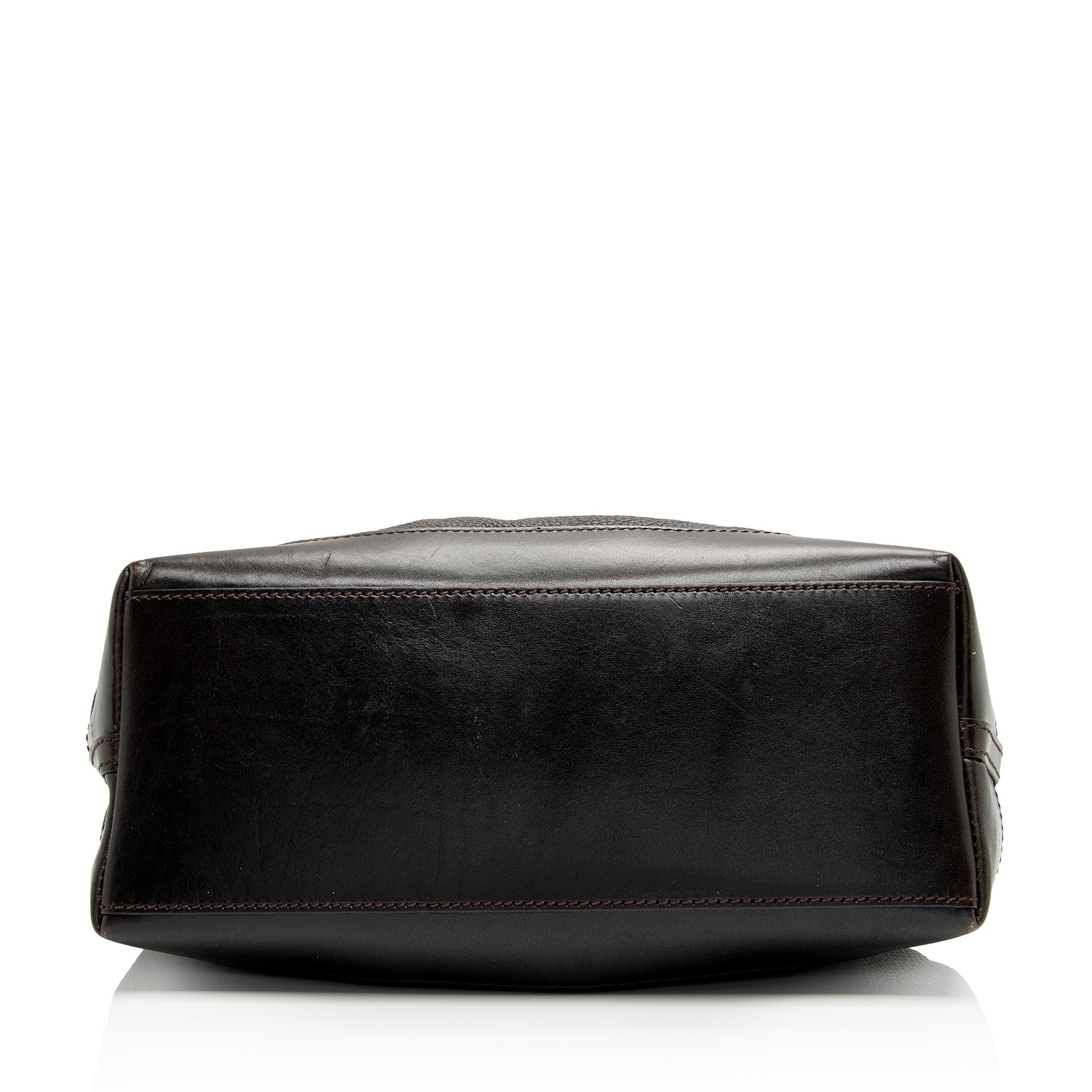 Burberry Leather Buckle Satchel (SHF-OSbihJ)