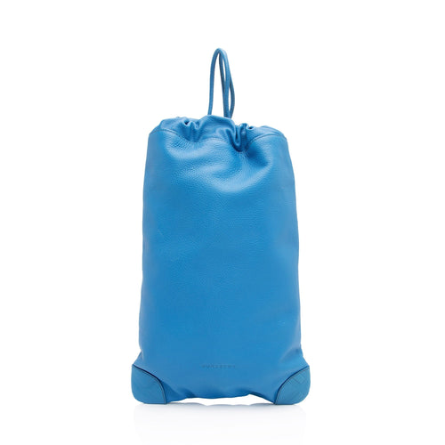 Burberry Leather Drawstring Little Duffle Backpack (SHF-nl1Udj)