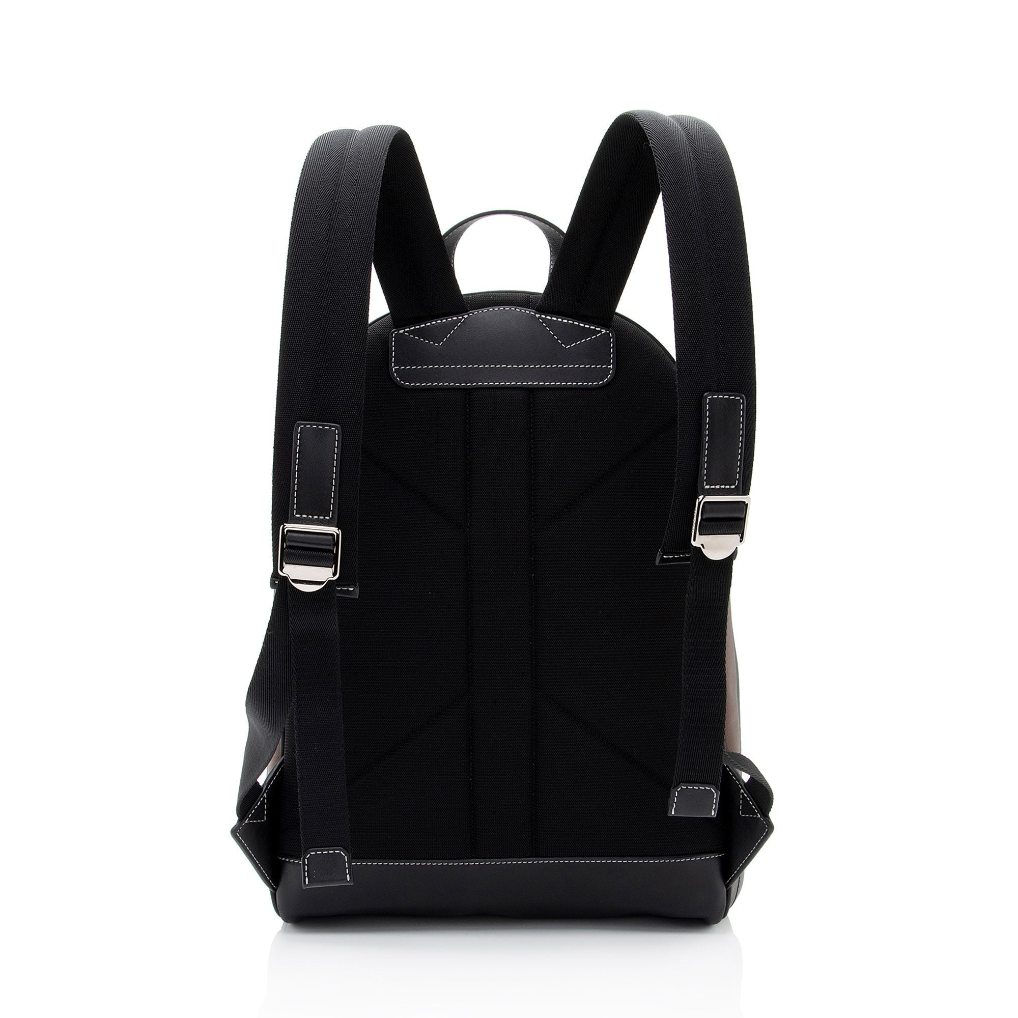 Burberry E-Canvas House Check Jett Backpack (SHF-qMCEAL)