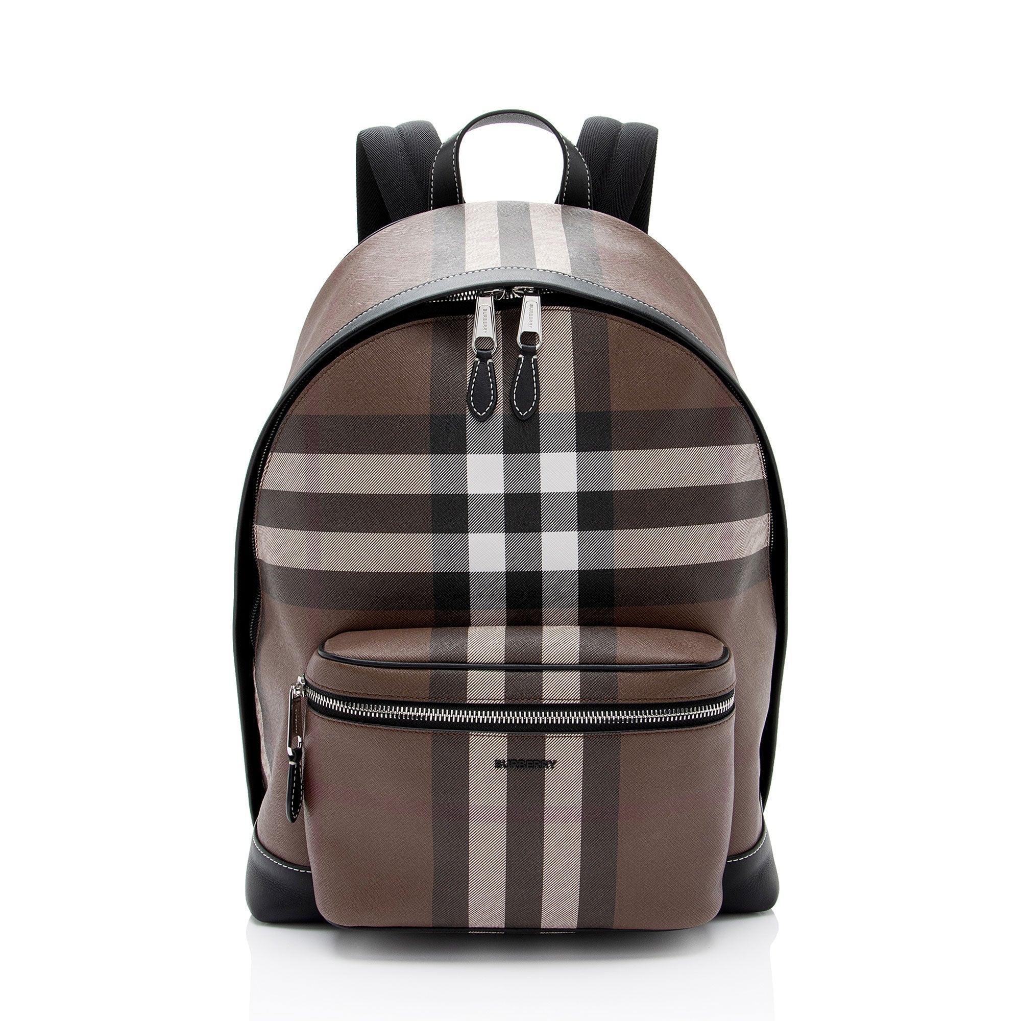 Burberry E-Canvas House Check Jett Backpack (SHF-qMCEAL)