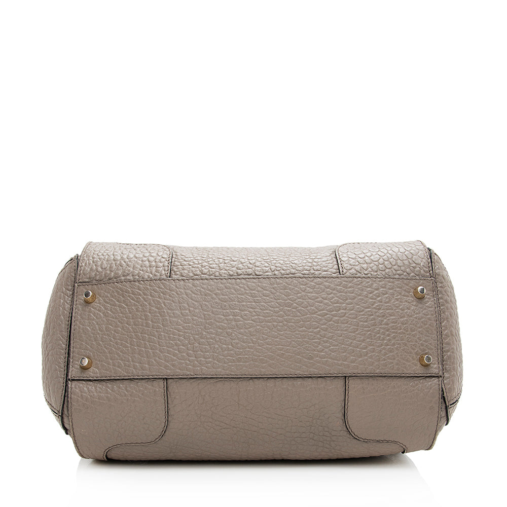 Burberry Leather Gladstone Small Satchel (SHF-19997)