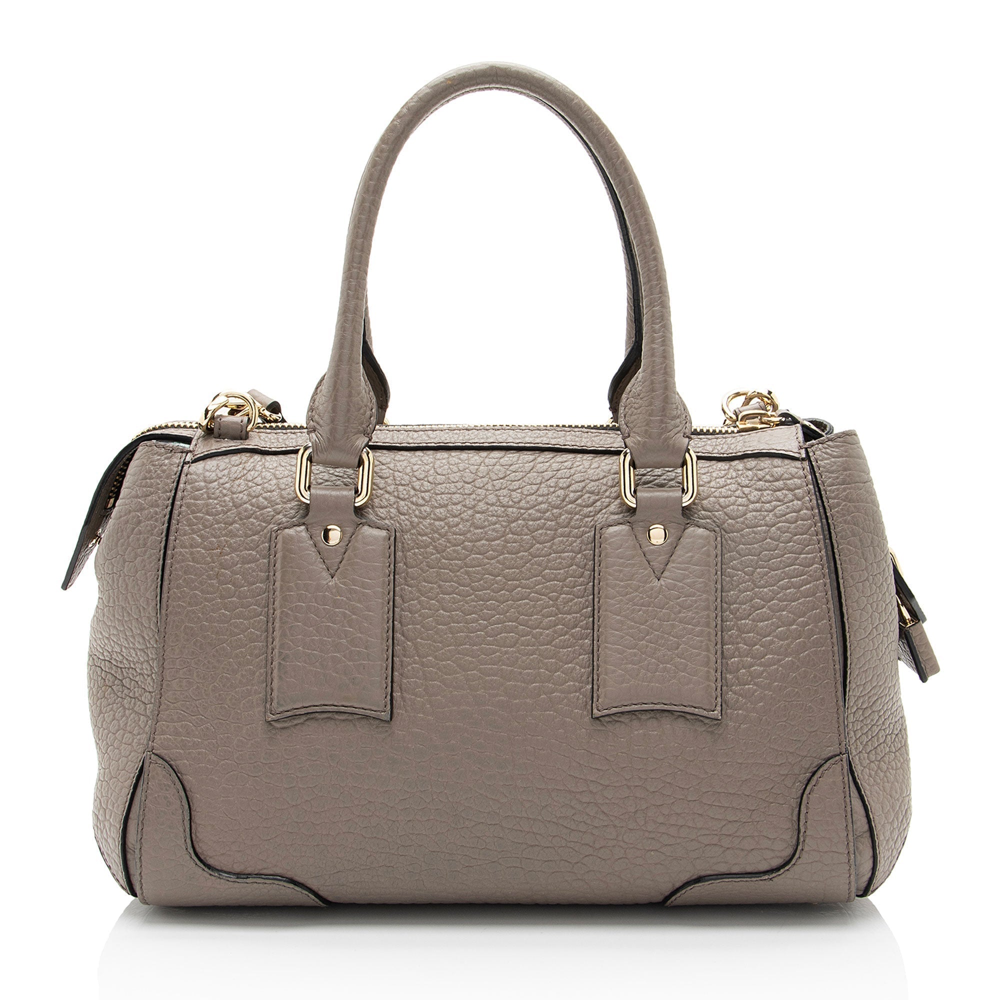 Burberry Leather Gladstone Small Satchel (SHF-BAXlgo)