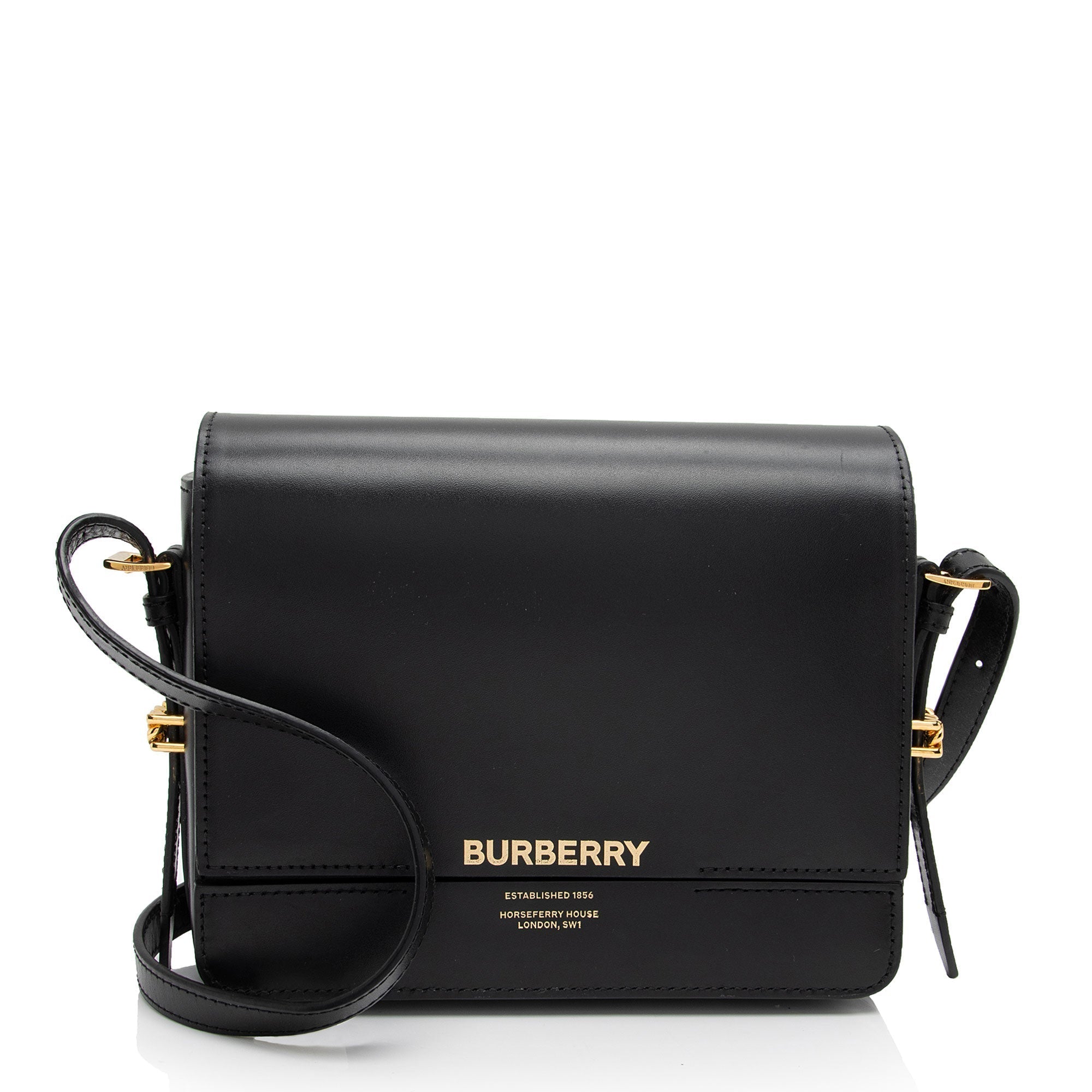 Burberry Leather Grace Small Flap Bag - FINAL SALE (SHF-d9ySrl)