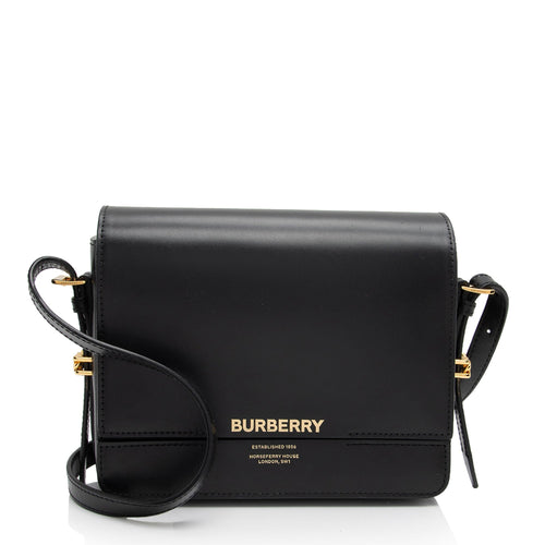Burberry Leather Grace Small Flap Bag - FINAL SALE (SHF-d9ySrl)