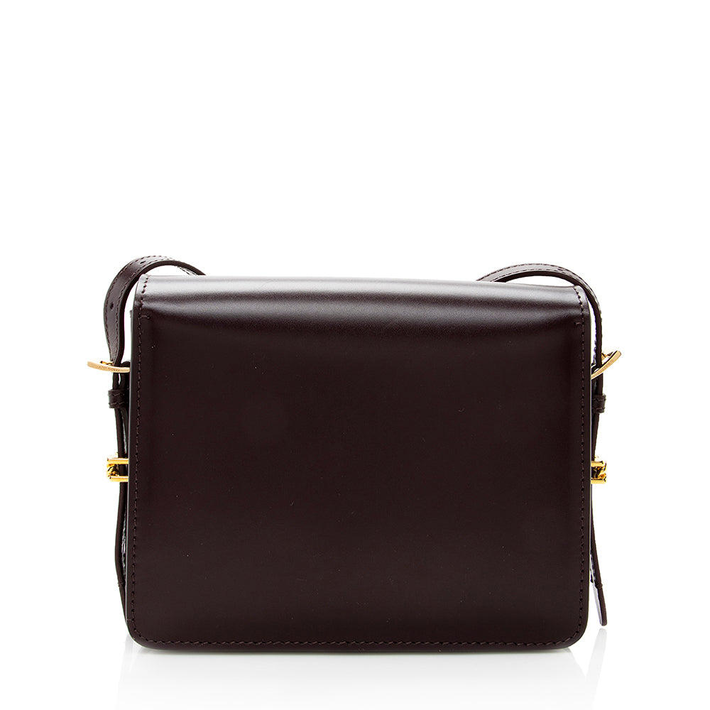 Burberry Leather Grace Small Flap Shoulder Bag (SHF-18300)