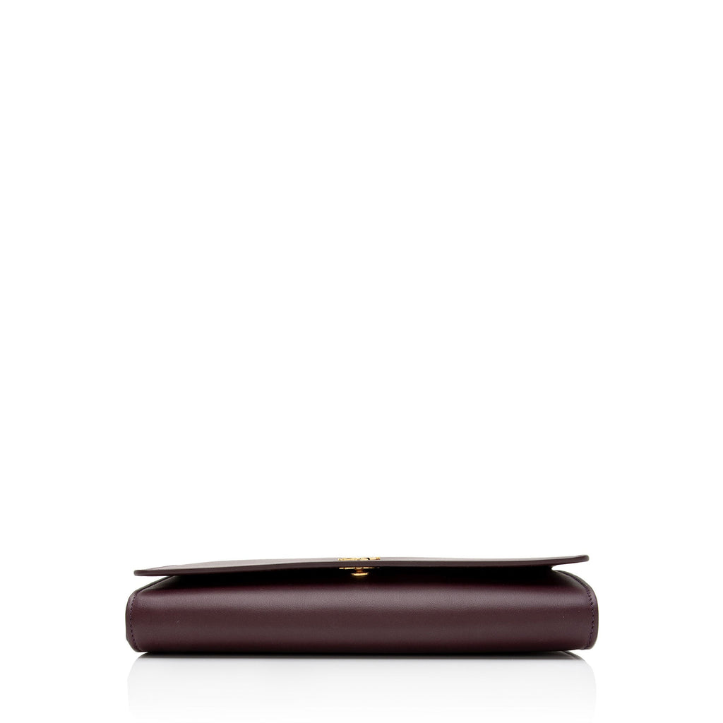 Burberry Leather Hannah Wallet on Strap (SHF-YAht6w)
