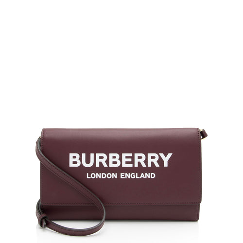 Burberry Leather Hazelmere Wallet On Strap (SHF-Dwynlj)