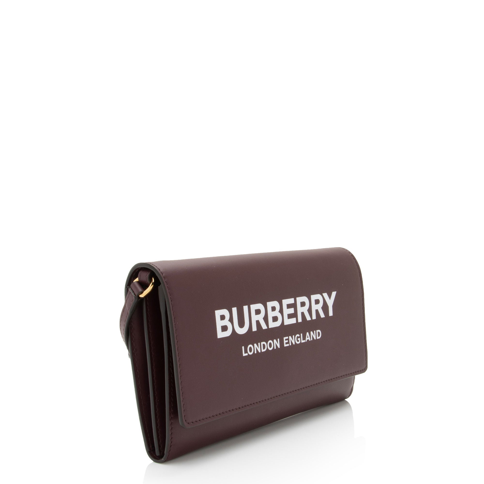 Burberry Leather Hazelmere Wallet On Strap (SHF-A5ZxMt)