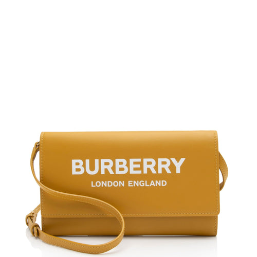 Burberry Leather Hazelmere Wallet on Strap (SHF-PITQIN)