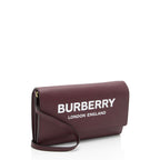 Burberry Leather Hazelmere Wallet on Strap (SHF-Xd3EZ4)