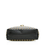 Burberry Leather Leopard Pony Hair Grommet Little Crush Crossbody Bag (SHF-18865)