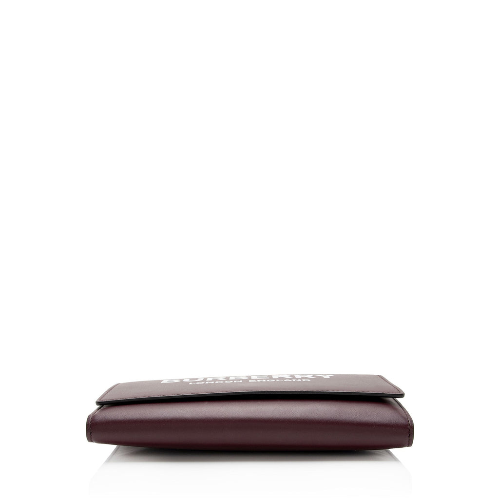 Burberry Leather Hazelmere Wallet On Strap (SHF-ggIvOR)