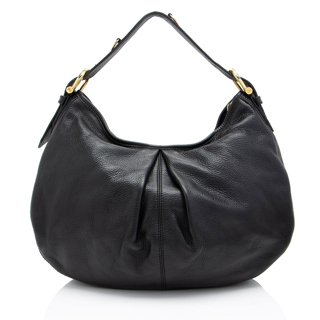 Burberry Leather Malika Large Shoulder Bag (SHF-GSqGvc)