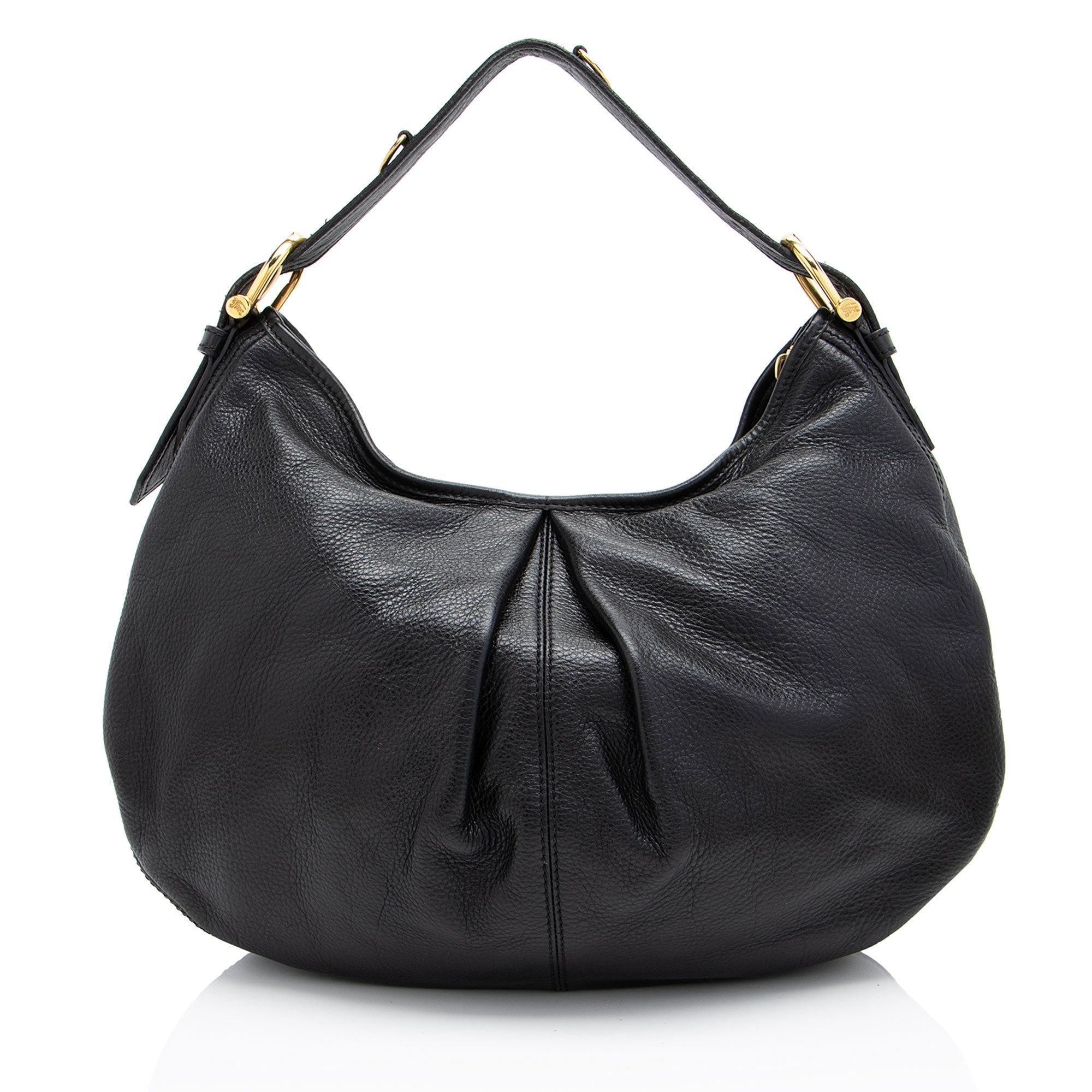 Burberry Leather Malika Large Shoulder Bag (SHF-GSqGvc)