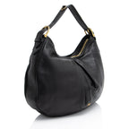 Burberry Leather Malika Large Shoulder Bag (SHF-GSqGvc)