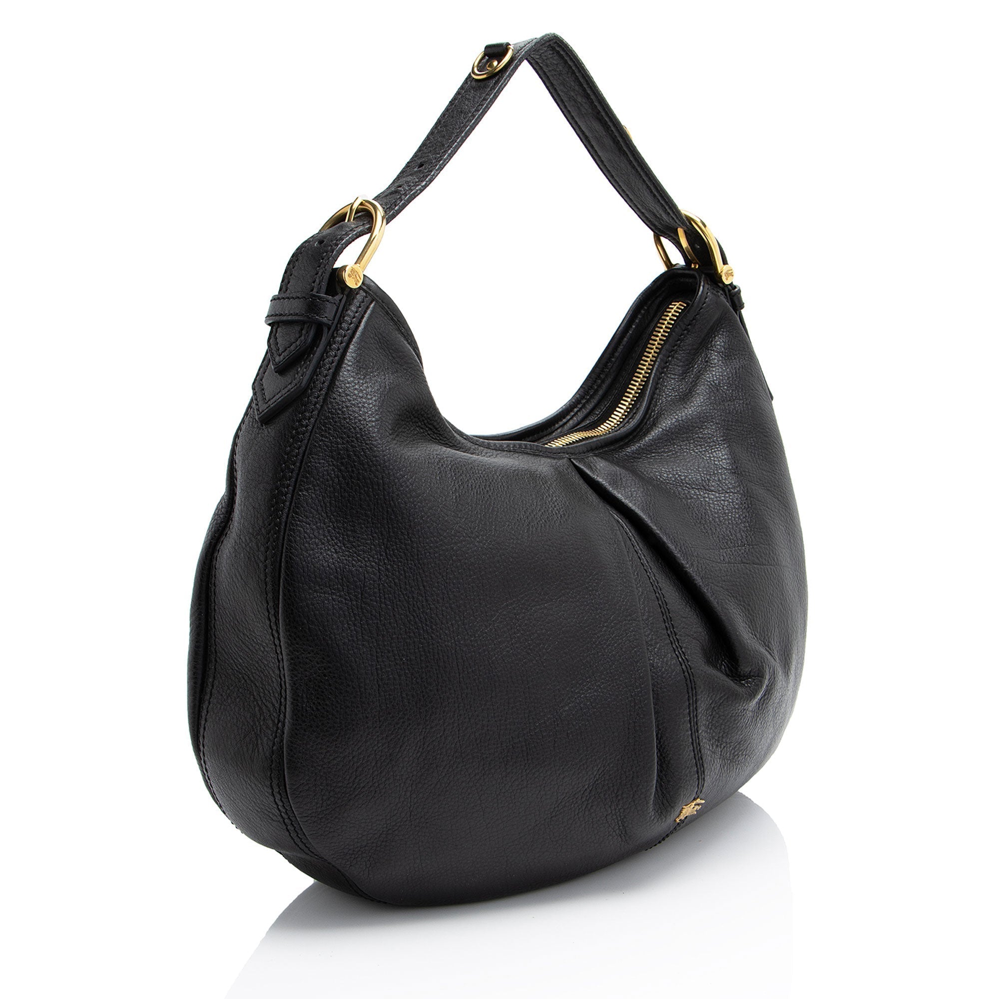 Burberry Leather Malika Large Shoulder Bag (SHF-GSqGvc)