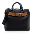Burberry Leather Marais Medium Belted Tote (SHF-18940)