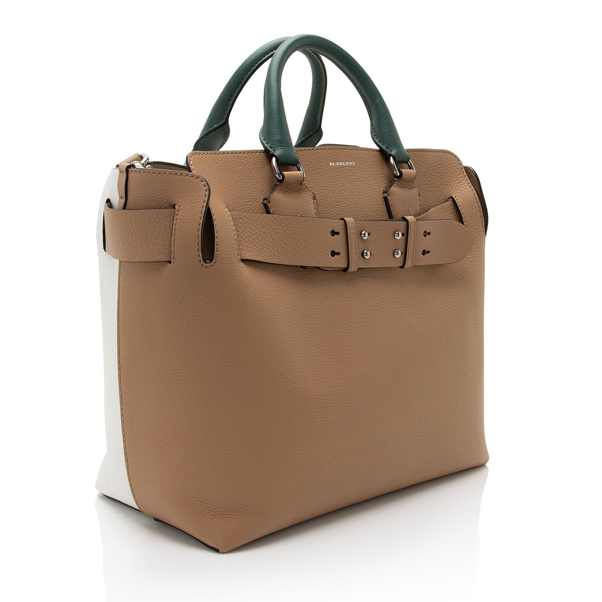 Burberry Leather Marais Medium Belted Tote (SHF-LONL0h)