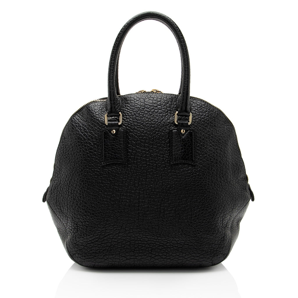 Burberry Leather Orchard Medium Satchel (SHF-uqXLkW)