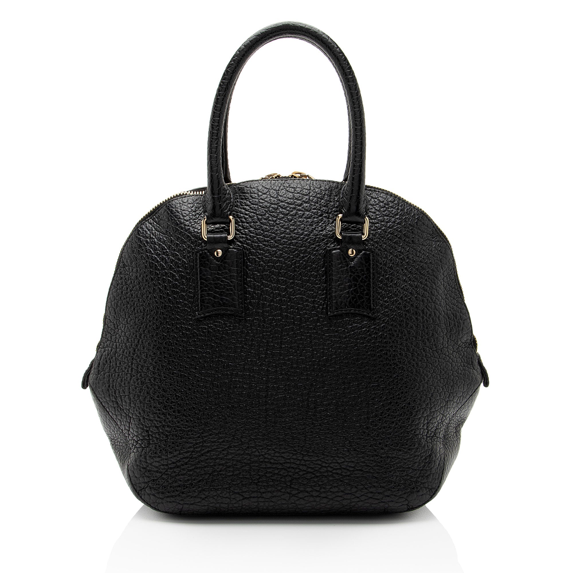 Burberry Leather Orchard Medium Satchel (SHF-uqXLkW)