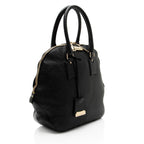 Burberry Leather Orchard Medium Satchel (SHF-uqXLkW)