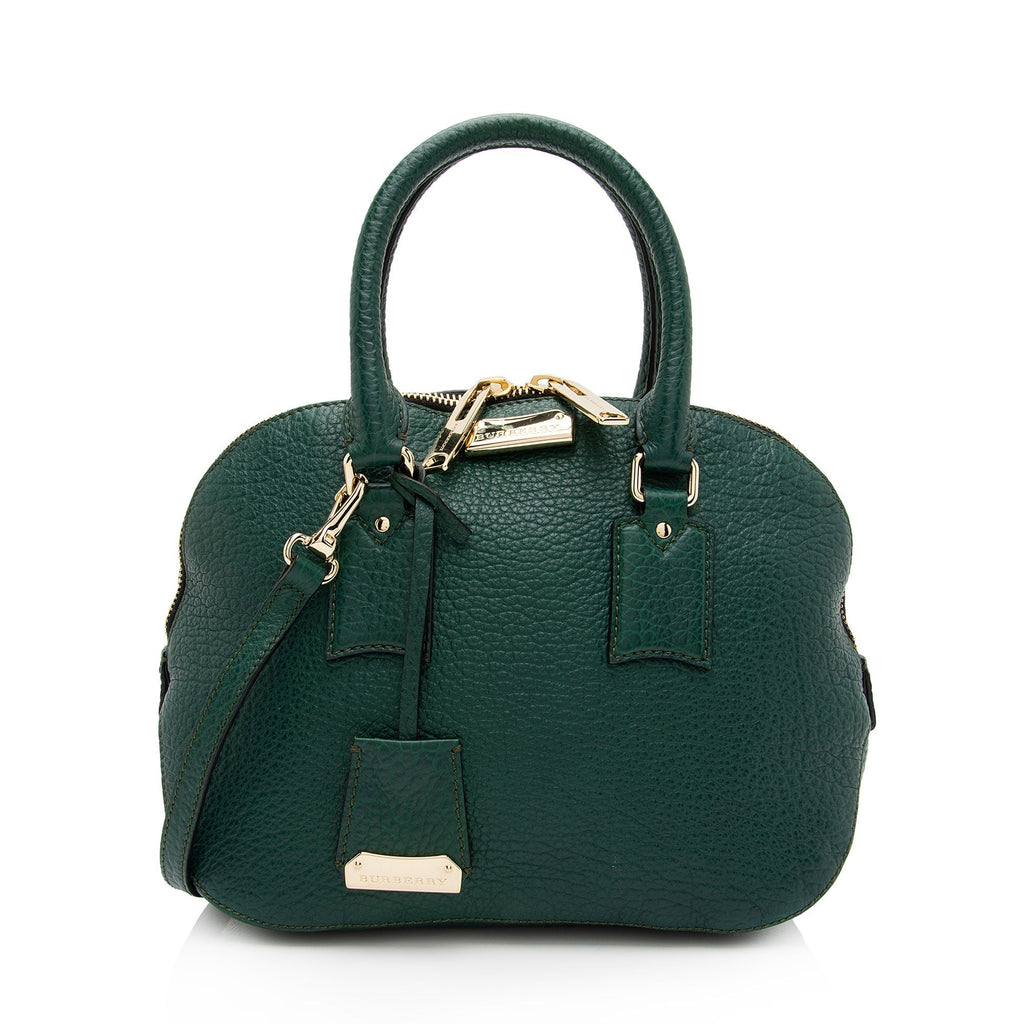 Burberry Leather Orchard Small Satchel (SHF-KRwJfz)