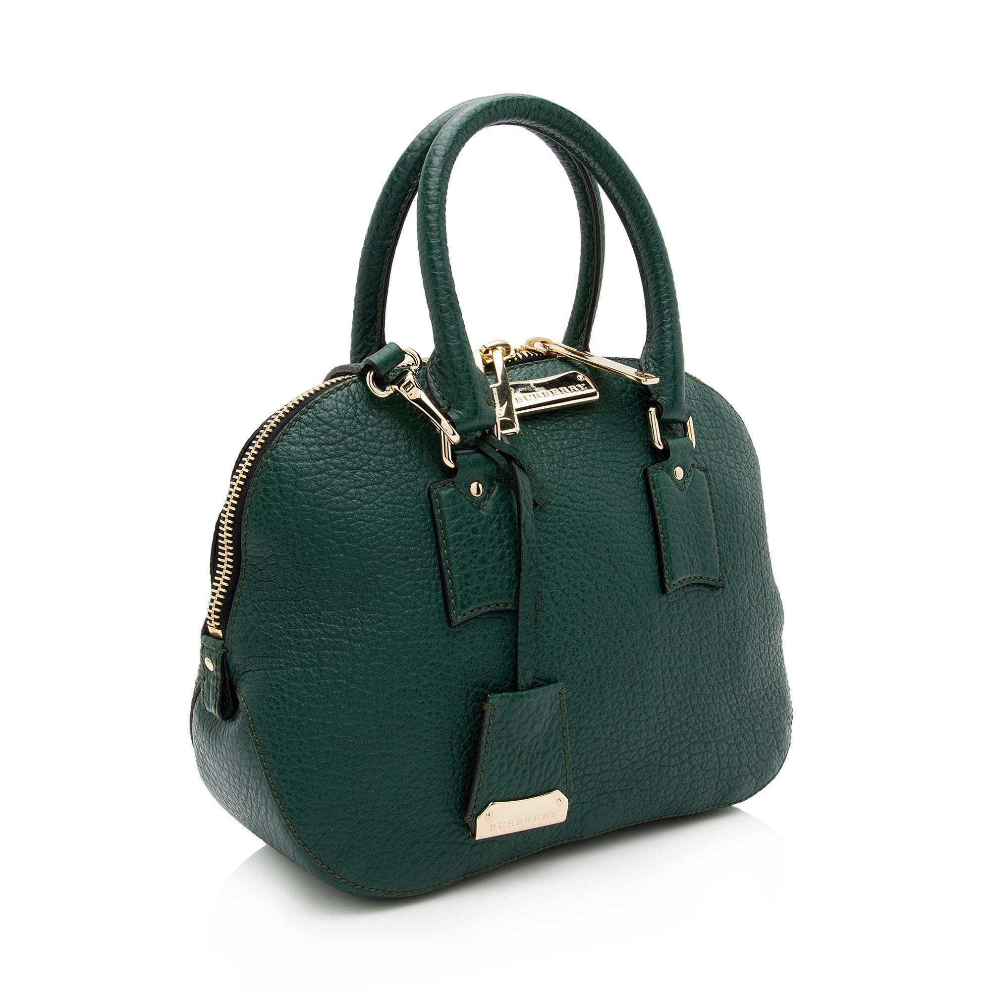 Burberry Leather Orchard Small Satchel (SHF-KRwJfz)