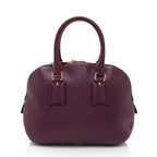 Burberry Leather Orchard Small Satchel (SHF-qoozTV)