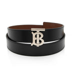 Burberry Leather Reversible TB Monogram Belt - Size 26 / 65 (SHF-2D4U8g)