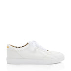 Burberry Leather Salmond Sneakers - Size 7.5 / 37.5 (SHF-ndax0p)
