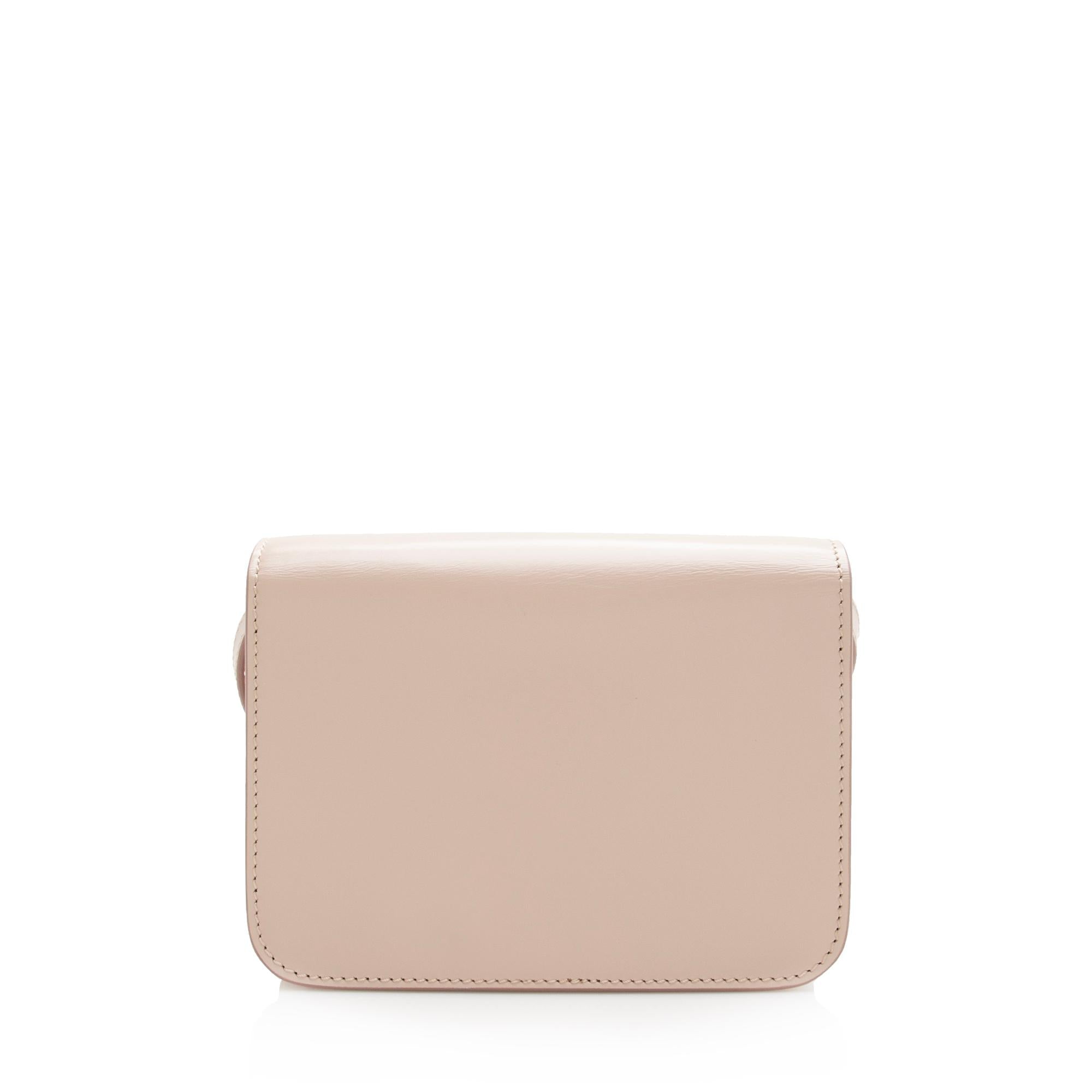 Burberry Leather TB Flap Mini Shoulder Bag (SHF-22806)