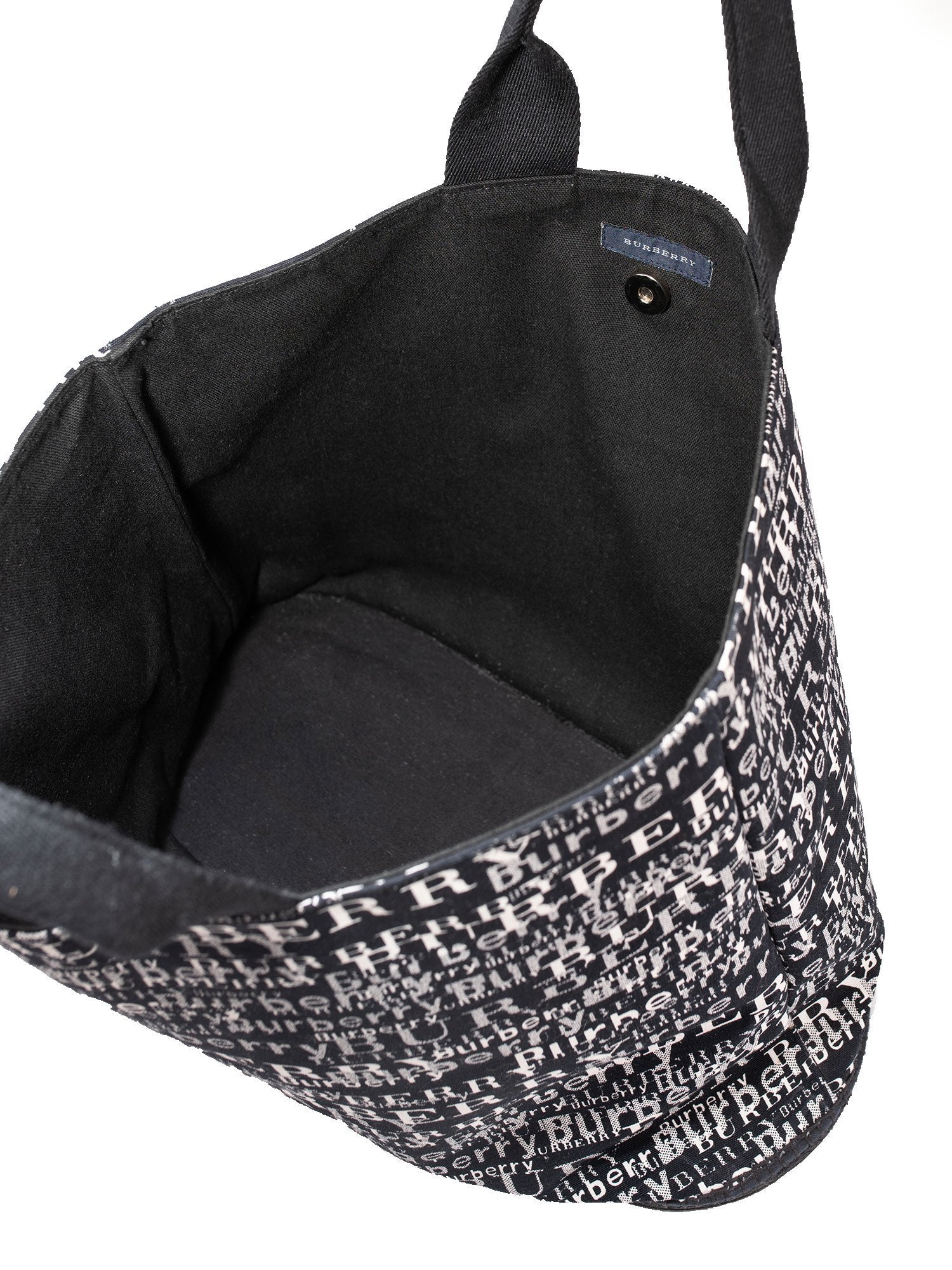 Burberry Logo Large Shopper Bag Black